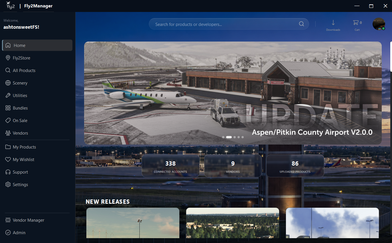 Fly2Manager app screenshot